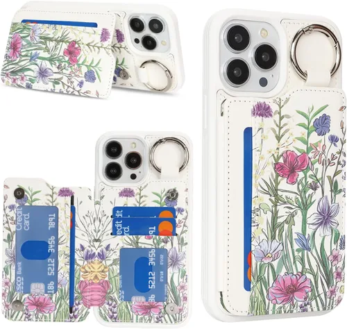 Miniatura 16 de Havaya Funda Cartera para iPhone 13 Pro Max e iPhone 12 Pro Max, Compatible con MagSafe 2 en 1, Desmontable Magnética con Portarjetas, Ranura
