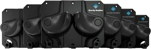 Gravity Grabber Ultimate Ski & Snowboard - Estante de almacenamiento de pared para esquí y snowboard, se adapta a cualquier esquí o snowboard, Negro
