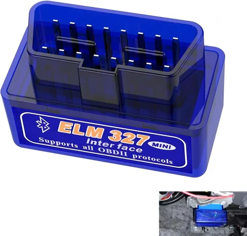 Escáner OBD2, ELM327 V2.1 Herramienta de diagnóstico Bluetooth, lector universal de código de automóvil para Android iOS, monitor de datos de