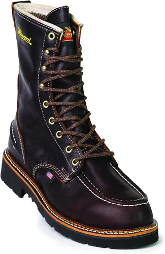 Miniatura 7 de Thorogood 1957 Flyway Botas de caza impermeables de 8 pulgadas para hombre, cuero de grano completo con suela de talón antideslizante y plantilla