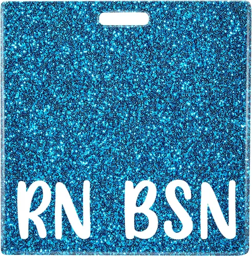 Miniatura 19 de Plifal RN BSN Porta insignia con tarjetero Enfermera Accesorios de enfermería Enfermera registrada Licenciatura en ciencias en enfermería