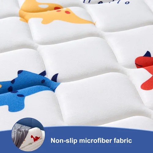 Miniatura 4 de Ceekliybear Paquete de 2 protectores de cama de espuma Premium para niños pequeños, rieles de cama antideslizantes para camas Twin, Queen, King