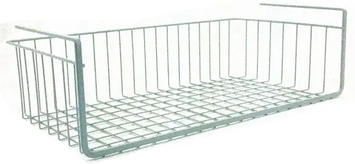 Miniatura 12 de Modern Home Cestas de almacenamiento de alambre para debajo del estante, organizador colgante para gabinete, despensa o armario, cesta de metal