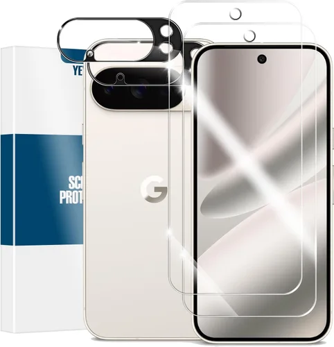Miniatura 10 de Protector de pantalla para Google Pixel 6 5G + protectores de lente de cámara, [2+2 unidades] Protector de pantalla de vidrio templado de cobertura