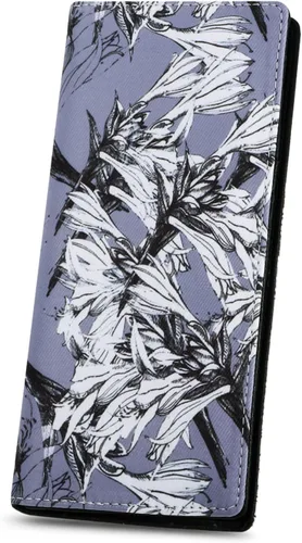 Miniatura 119 de HUA ANGEL Billetera para mujer, ultra delgada y delgada, con bloqueo RFID, tarjetero de crédito, doble embrague, carteras largas, regalo para A-ámbar