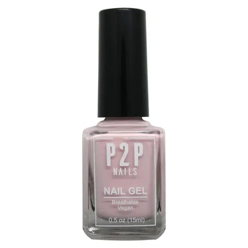 Miniatura 9 de P2P Nails Esmalte de uñas en gel vegano neutro, brillo natural, sin arañazos, secado rápido, textura suave en colores vibrantes, esmalte de gel