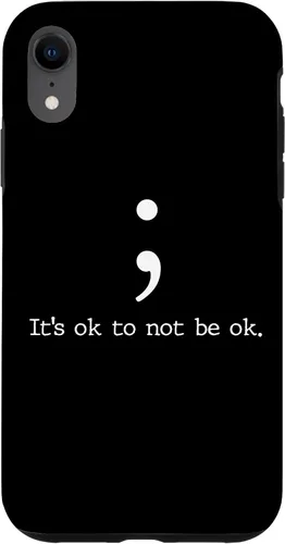 Miniatura 24 de Mental Health Awareness Shirts Semicolon Quote Gift Case for iPhone 17