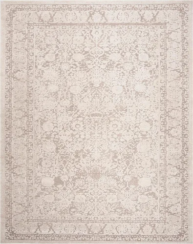 Miniatura 3 de SAFAVIEH Alfombra de área de 8 x 10 pies - Colección Reflection - Grande - Beige y crema, no desprende pelusa y es fácil de limpiar, ideal para sala