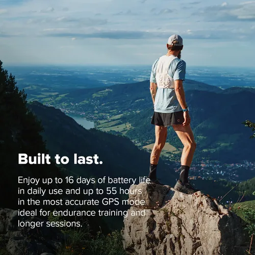 Miniatura 4 de SUUNTO Race 2 Reloj deportivo con GPS, pantalla táctil AMOLED de 1.5 pulgadas con corona, duración de la batería de 16 días, métricas