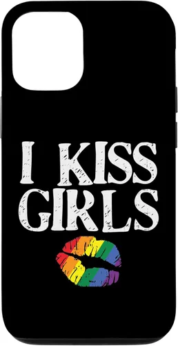Miniatura 27 de iPhone 11 I Kiss Girls Rainbow Lips Gay Lesbian Pride Flag LGBT estuche de regalo