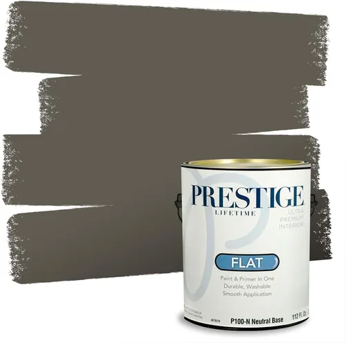 Miniatura 30 de PRESTIGE Paints - Pintura interior e imprimación en uno, 1 galón, cáscara de huevo, pimienta envejecida