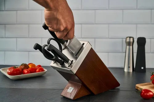 Miniatura 2 de Zwilling J. A. Henckels - Juego de cuchillos de acero inoxidable Plateado/Negro