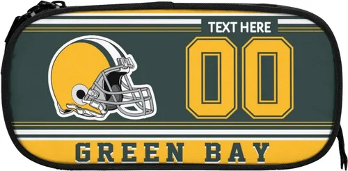 Miniatura 30 de Estuche para lápices Dallas, caja de lápices con nombre y número personalizados, estuche personalizado de estilo de fútbol, estuche de bolígrafo