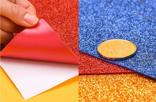 Miniatura 3 de 10 hojas de papel con purpurina para manualidades, Halloween, Acción de Gracias, Navidad, decoración de otoño, papel de cartulina A4, papel Varios