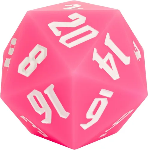 Miniatura 21 de Silicona D20 de 2.165 in, dados individuales de 20 caras gigantes D20 D20, colores camuflaje, tacto suave y cómodo, gorila perfecta