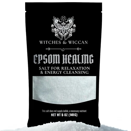 Miniatura 12 de Sal negra para rituales de protección y hechizos wiccanos, cristales de protección de energía negativa hechos a mano para brujería, bolsa de 14