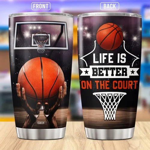 Miniatura 2 de CUBICER Vasos de café de baloncesto, regalos para jugadores deportivos, amantes de los deportes, niños, niñas, hombres, cumpleaños, Navidad, taza