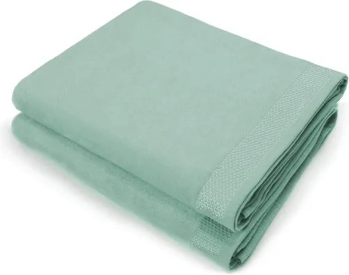 Miniatura 16 de Kaufman - Toallas de baño de terciopelo de color sólido, toalla de playa, toalla de piscina, 100% algodón, 30 x 60 pulgadas, toalla absorbente