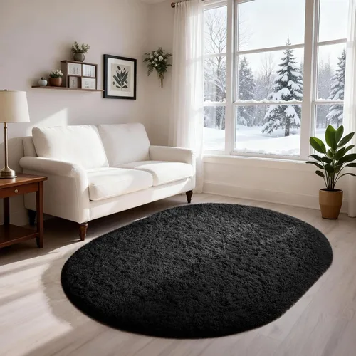 Miniatura 56 de Ophanie Alfombra Verde de Césped, Alfombras de Área para Dormitorio, Alfombra Shag Esponjosa de 4x6 pies, Suave Peluda Afelpada Linda para Niños 7