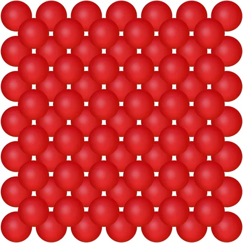 Miniatura 10 de Hanaive 100 unidades pelotas de tenis de mesa multicolor de 40 mm, pelotas de plástico a granel lavables, juego pequeño para juegos de piscina