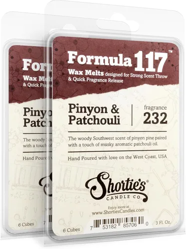 Miniatura 9 de Shortie's Candle Company Cedar Ridge - Paquete múltiple de cera para derretir – 2 barras altamente perfumadas de 3 onzas (6 onzas en total) – Hecho