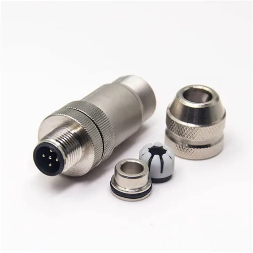 Miniatura 6 de Elecbee Profibus M12 - Conector con cable de conexión de campo recto con shiled (código A macho de 3 pines)