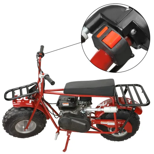 Miniatura 2 de YOXUFA Mini interruptor de apagado de bicicleta 7/8 Encendido y apagado para Predator 212cc 196cc 97cc Coleman CT100U CT200U BT200X Baja Warrior