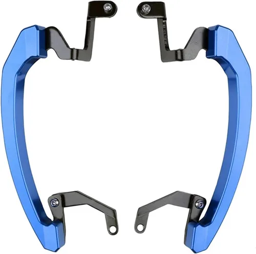 Miniatura 7 de MaNboc Barras de agarre para asiento trasero para pasajero, carril de agarre MT07 FZ07, accesorios compatibles con Yamaha MT-07 FZ-07 2014-2017 Negro