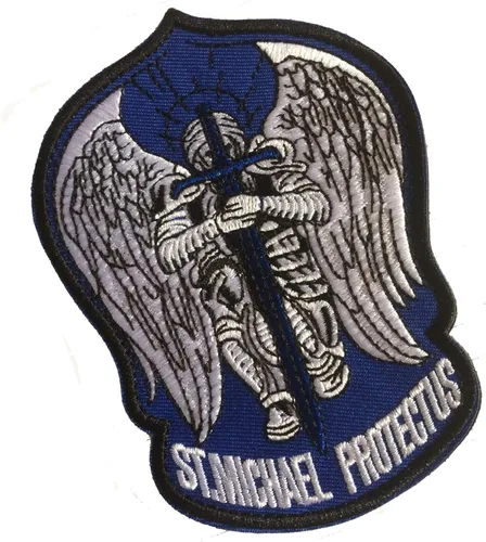 Miniatura 5 de St. Saint Michael Protect Us - Parche bordado de moral, parches tácticos militares para operador del ejército con cierres de gancho y bucle, 3.54 x