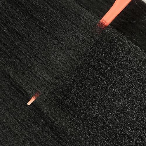 Miniatura 7 de Cabello trenzado preestirado de 12 pulgadas, 3 paquetes de cabello sintético negro natural corto preestirado, textura Yaki, extensiones de cabello