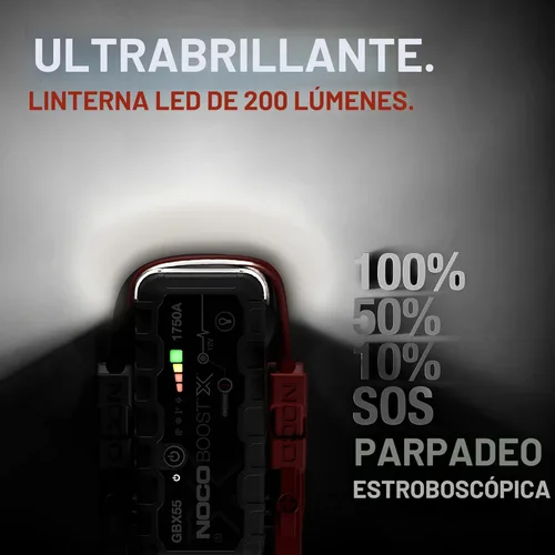 Miniatura 6 de NOCO Boost X GBX55: Arrancador UltraSafe de 1750A – Paquete de refuerzo de batería de litio de 12V, caja de arranque portátil, banco de energía