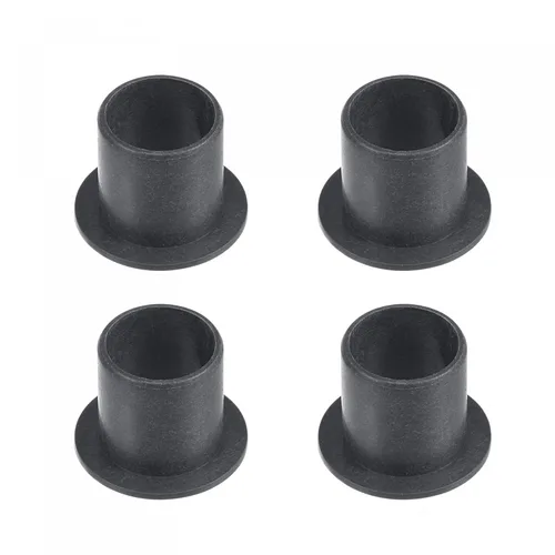 Miniatura 23 de uxcell - Cojinetes de manga con brida, 12 mm de diámetro interior, 14 mm de diámetro exterior, 10 mm de longitud, buje sin aceite envuelto en POM
