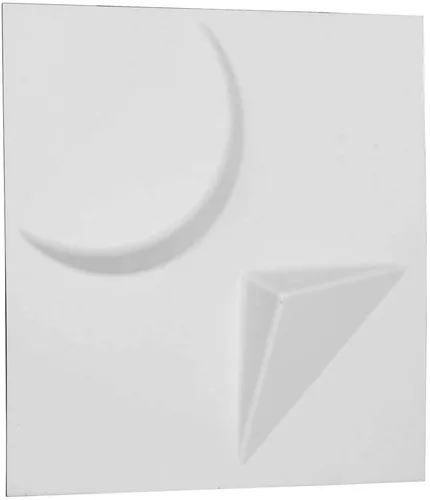 Ekena Millwork WP12X12APWH 11 7/8 pulgadas de ancho x 11 7/8 pulgadas de alto Apollo EnduraWall Decorativo 3D Panel de pared cubre 0.98 pies