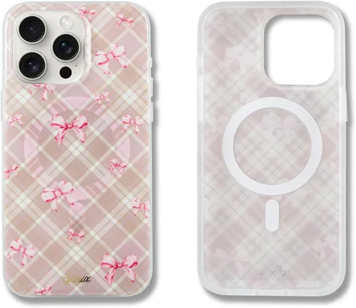 Miniatura 154 de Sonix x Sanrio - Funda para iPhone 15 Pro, compatible con MagSafe, probada en caídas de 10 pies, adivinador Kuromi