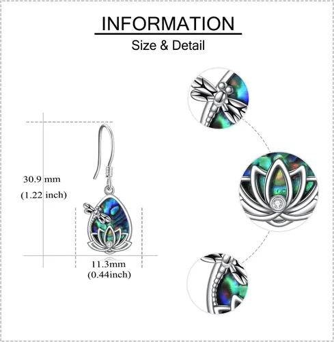 Miniatura 3 de Aretes de conejillo de indiaspingüinogatobúhopavo realsetanutriapatobulldogzorroladybug para mujer, regalos de conejillo de indias, plata de ley