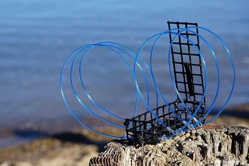 Miniatura 5 de AirFly Trampa de Cangrejos de 6 Bucles para Caña de Pescar: Atrapa Cangrejos Dungeness, de Roca y Azules, Fabricada en EE. UU.