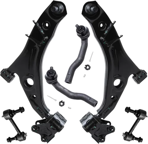 Miniatura 34 de Detroit Axle - Kit de extremo delantero para Chrysler 300 Dodge Charge Challenger 2011-2023, 2 brazos de control inferiores traseros 2 rótulas