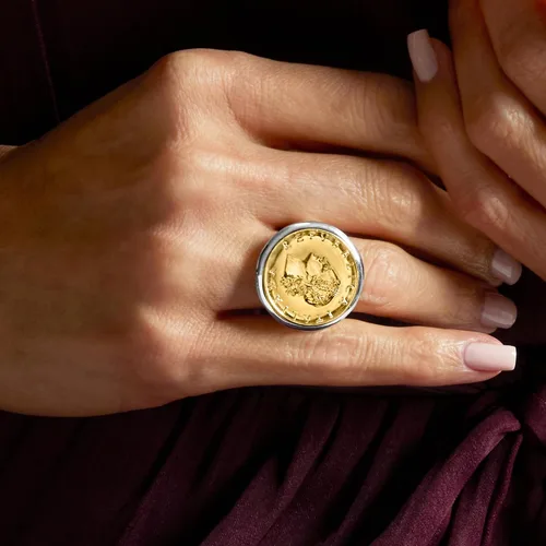 Miniatura 7 de Ross-Simons Italian Genuine 20-Lira Coin Ring in Sterling Silver