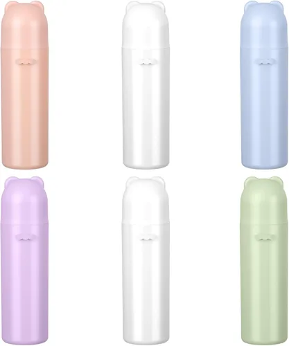 6 piezas de removedor de lentes de contacto de silicona suave, herramienta de inserción de contactos con bonita caja de almacenamiento, removedor de