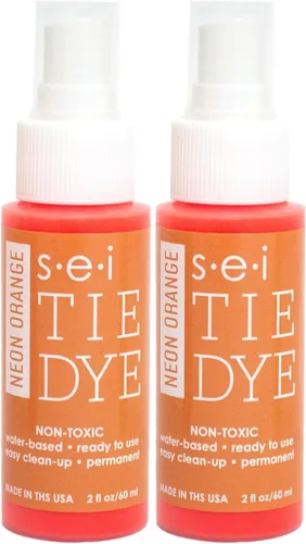 Miniatura 33 de S.E.I. Botella de spray de teñido anudado de caléndula: 2 oz. Spray de tinte de tela no tóxico, tinte permanente para ropa DIY, One Step