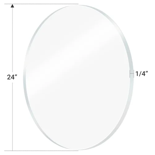 Miniatura 4 de 1 Pieza de Hoja de Plexiglas Redonda de 1/4 Pulgadas, Círculo de Acrílico Transparente de 24 Pulgadas de Diámetro, Hoja de Acrílico para Tarta