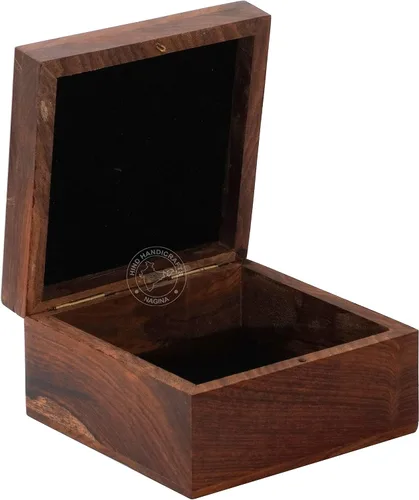 Miniatura 45 de Urna de madera antigua hecha a mano con grabado del árbol de la vida tallada a mano para mujeres y hombres, joyas Acentos de decoración del hogar