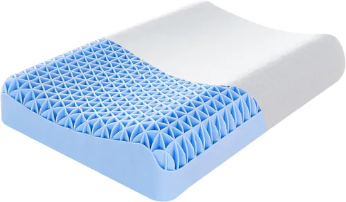 Miniatura 12 de Almohada Berklan Harmony para dormir con rejilla elástica hexagonal y núcleo de látex natural, funda transpirable de almohada de gran