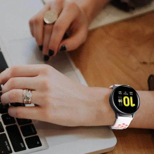 Miniatura 7 de Paquete de 3 correas compatibles con Samsung Galaxy Watch Active 2 de 1.575 pulgadas, 1.732 pulgadas/Active/Galaxy Watch 3 Band 1.614 pulgadas/Watch