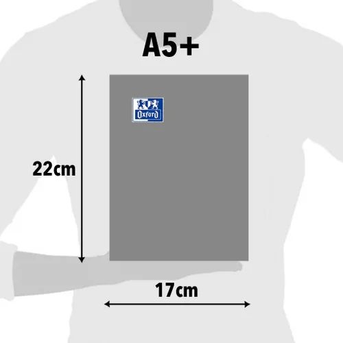 Miniatura 3 de Oxford PAQ/10 Libretas A5 48 3.17 oz Tubos Cuadrados 4 x 39.2 °F/M Tapa Plástico
