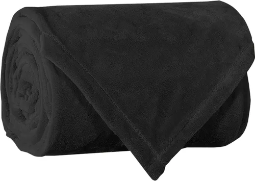 Comfort Lab Manta de franela de felpa, suave, ligera, manta de forro polar para regalo, para sofá, cama y decoración del hogar, manta de forro polar