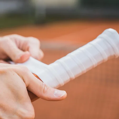 Miniatura 6 de PATIKIL Cintas de agarre para raqueta de tenis, poliuretano con agarre elástico, antideslizante, absorbe el sudor para caña de pescar de bádminton
