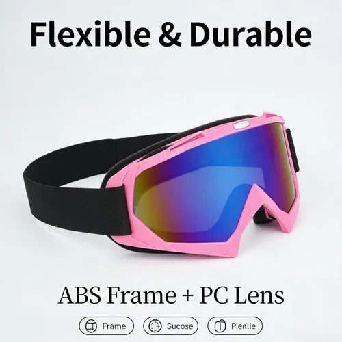 Miniatura 6 de Gafas de motocross – Resistente al viento, motocicleta, ATV, equitación, motocross, gafas de esquí para hombres, mujeres y jóvenes