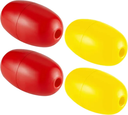 Miniatura 7 de Lewtemi Boyas Flotadoras Cuerdas Flotadoras Marinas, 12 cm x 7 cm, Boyas Marcadoras de Pesca de Agua Profunda con Agujero de 1.5 cm de Profundidad