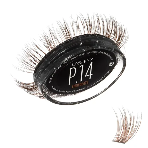 Miniatura 14 de Lashify Plushy - Pestañas postizas de 10 mm de gasa en negro, pestañas falsas fáciles de hacer DIY para un aspecto voluminoso pero aún natural